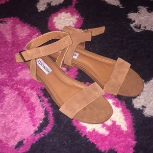 Steve Madden Brown Suede Sandals